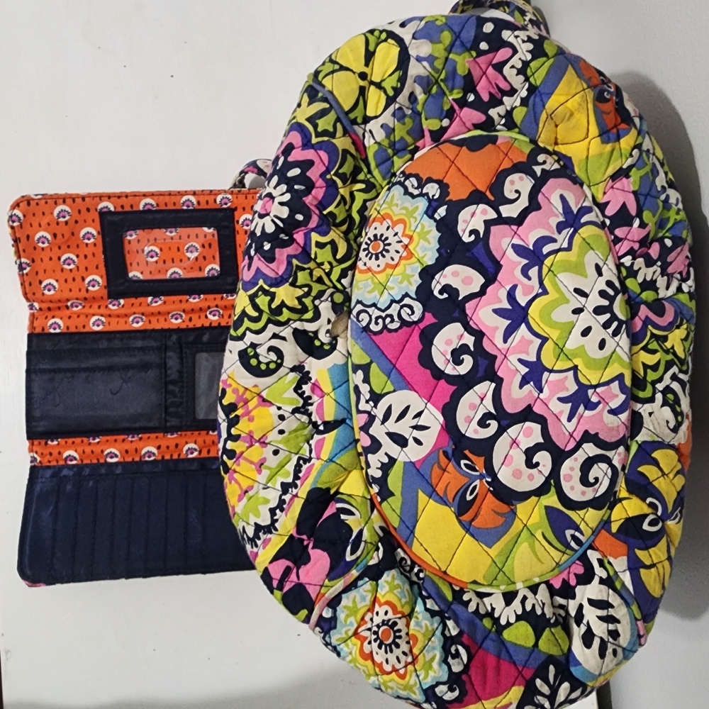 Vera Bradley Purse & Wallet Glenna Rio - Picture 6 of 12